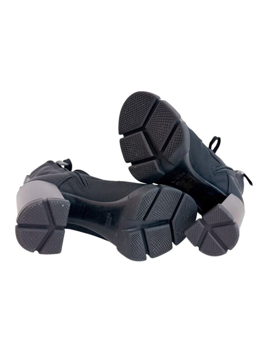 Prada Short Triangle Logo Boot - Picture 4 of 7